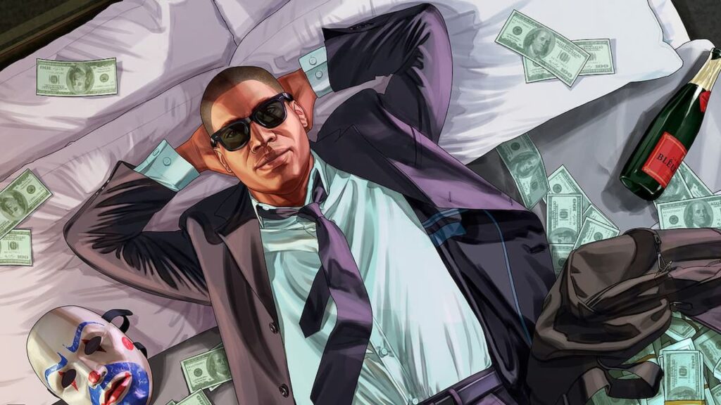 GTA money art