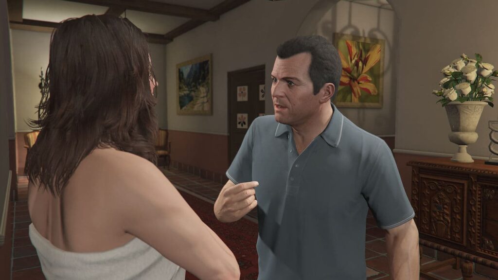 Michael and Amanda in GTA 5