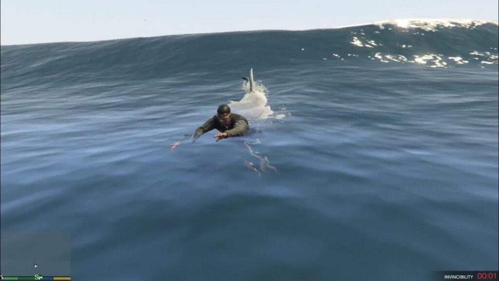 Swimming in GTA 5