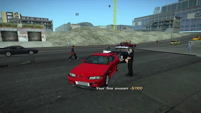 San Andreas Police Reaction to Traffic Violations