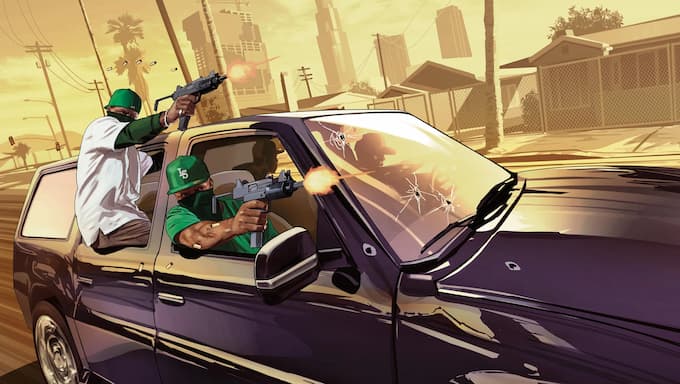 GTA San Andreas key art