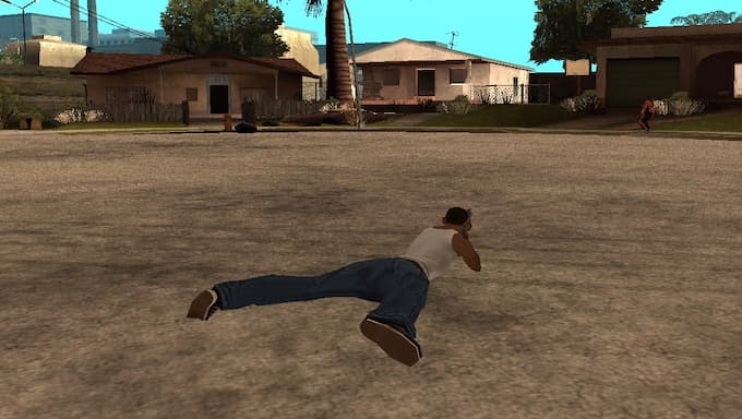 Proning mod in San Andreas